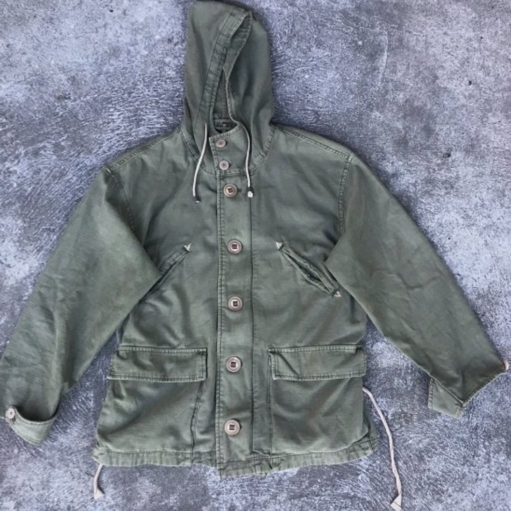 free people olive green military jacket